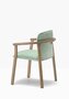 Pedrali Lamorisse 3686 - Sessel - N1 Oak - N36 Grün