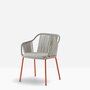 Pedrali Babila Twist 2795 - Outdoor Sessel - AR500E Orange - D22 White