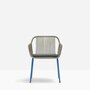 Pedrali Babila Twist 2795 - Outdoor Sessel - BL300E Blue - D25 Grey