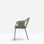 Pedrali Babila Twist 2795 - Outdoor Sessel - BL300E Blue - D25 Grey