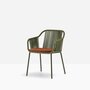 Pedrali Babila Twist 2795 - Outdoor Sessel - VE300E Forest green - D24 Copper red