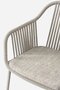 Pedrali Babila Twist 2795 - Outdoor Sessel - BE100E Beige - D22 White