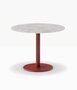 Pedrali Blume 5510 H500 - Tisch - RO200 Red - 3467 Grey core