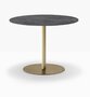 Pedrali Blume 5531 - Bistrotisch - OA Antique brass steel - 3457 Black core