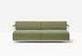 Pedrali Arki-Sofa Plus ASP0022 - Outdoor 2-Sitzer Loungesofa - BE100E Beige - D114 Yellow Green