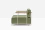 Pedrali Arki-Sofa Plus ASP0012 - Outdoor Loungesessel - BE100E Beige - D114 Yellow Green
