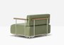 Pedrali Arki-Sofa Plus ASP0012 - Outdoor Loungesessel - BE100E Beige - D114 Yellow Green