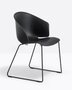 Pedrali Grace 411 Stuhl-NERO-Stahl Schwarz-NE-Polypropylen Schwarz
