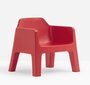 Pedrali Plus Air 631 Loungesessel-RO-Polyethylen Rot