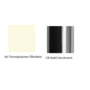 Pedrali Kuadra 1101 Stuhl-AV-Tecnopolymer Elfenbein-CR-Stahl Verchromt