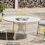 Jan Kurtz Moro Gartentisch ⌀140cm - Weiß - Multiplex Weiß