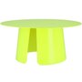 Jan Kurtz Feel Neon Beistelltisch - leuchtgelb RAL 1026 - Ø 80 x 36 cm