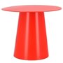Jan Kurtz Feel Neon Beistelltisch - leuchthellrot RAL 3026 - Ø 40 x 32 cm