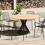 Jan Kurtz MORO Outdoor Tisch - Schwarz - Natur