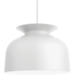 Gubi Ronde Pendant -   Black - White Matt
