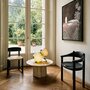 Gubi Epic Coffee Table 80 cm - White Travertine