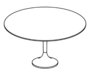 Joli Central Coffee Table Round - Couchtisch