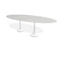 Joli Central Elyps Esstisch - L250 x B128 x H75 cm / White / Xeramica 6+6 mm calacatta