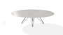 Joli Wire Tisch Oval-Anthrazit-210 x 128 cm-Charisma Grau