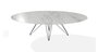 Joli Wire Tisch Oval-Anthrazit-250 x 128 cm-Bianco D’Oro