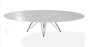 Joli Wire Tisch Oval-Anthrazit-300 x 128 cm-Charisma Grau