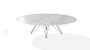 Joli Wire Tisch Oval-Bronze-210 x 128 cm-Calacatta