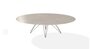 Joli Wire Tisch Oval-Bronze-210 x 128 cm-Weiche Eiche