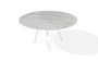 Joli Wire Tisch Rund-Weiss-Bianco D'Oro-Ø 150 cm
