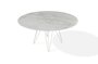 Joli Wire Tisch Rund-Linoleum-Bianco D'Oro-Ø 150 cm