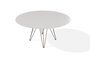 Joli Wire Tisch Rund-Taupe-Absolutes Weiß-Ø 150 cm