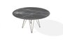 Joli Wire Tisch Rund-Taupe-Schwarzer Diamant-Ø 150 cm