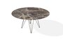 Joli Wire Tisch Rund-Taupe-Caravaggio-Ø 150 cm