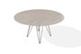 Joli Wire Tisch Rund-Taupe-Weiche Eiche-Ø 150 cm