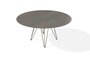 Joli Wire Tisch Rund-Bronze-Schwarzes Eisen-Ø 150 cm