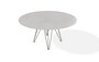 Joli Wire Tisch Rund-Bronze-Charisma Grau-Ø 150 cm