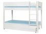 Manis-h Niedriges Ausziehbett mit Lattenrost