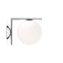 Flos Wandleuchte / Deckenleuchte IC C/W1  von Flos  chrom/glänzend/Ø20cm