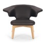 ClassiCon Munich Lounge Chair - Eiche - Classic Leder Schwarz 