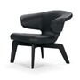 ClassiCon Munich Lounge Chair - Schwarz - Premium Leder Schwarz