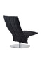 Woodnotes K Chair Swivel Narrow-black