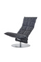 Woodnotes K Chair Swivel Narrow-graphite front