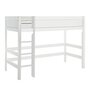 Lifetime Mittel-Hochbett Mit Gerader Leiter - Weiss