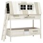 Lifetime Bunkbed My Hangout - Etagenbett: Whitewash-Delux Lattenrost