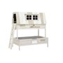 Lifetime Bunkbed My Hangout 120/140 - Etagenbett: Whitewash-Delux Lattenrost