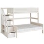 Lifetime Family Bunkbed With Stepladder - Etagenbett Mit Treppe: White Wash