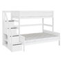 Lifetime Family Bunkbed With Stepladder - Etagenbett Mit Treppe: White