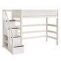 Lifetime High Bed With Stepladder - Hochbett Mit Treppe: White Wash