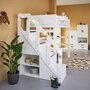 Lifetime High Bed With Stepladder - Hochbett Mit Treppe