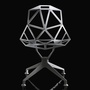 Magis Chair One 4Star Stuhl mit Viersternfuss- Grau
