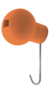 Magis Globo Wandhaken- Orange
